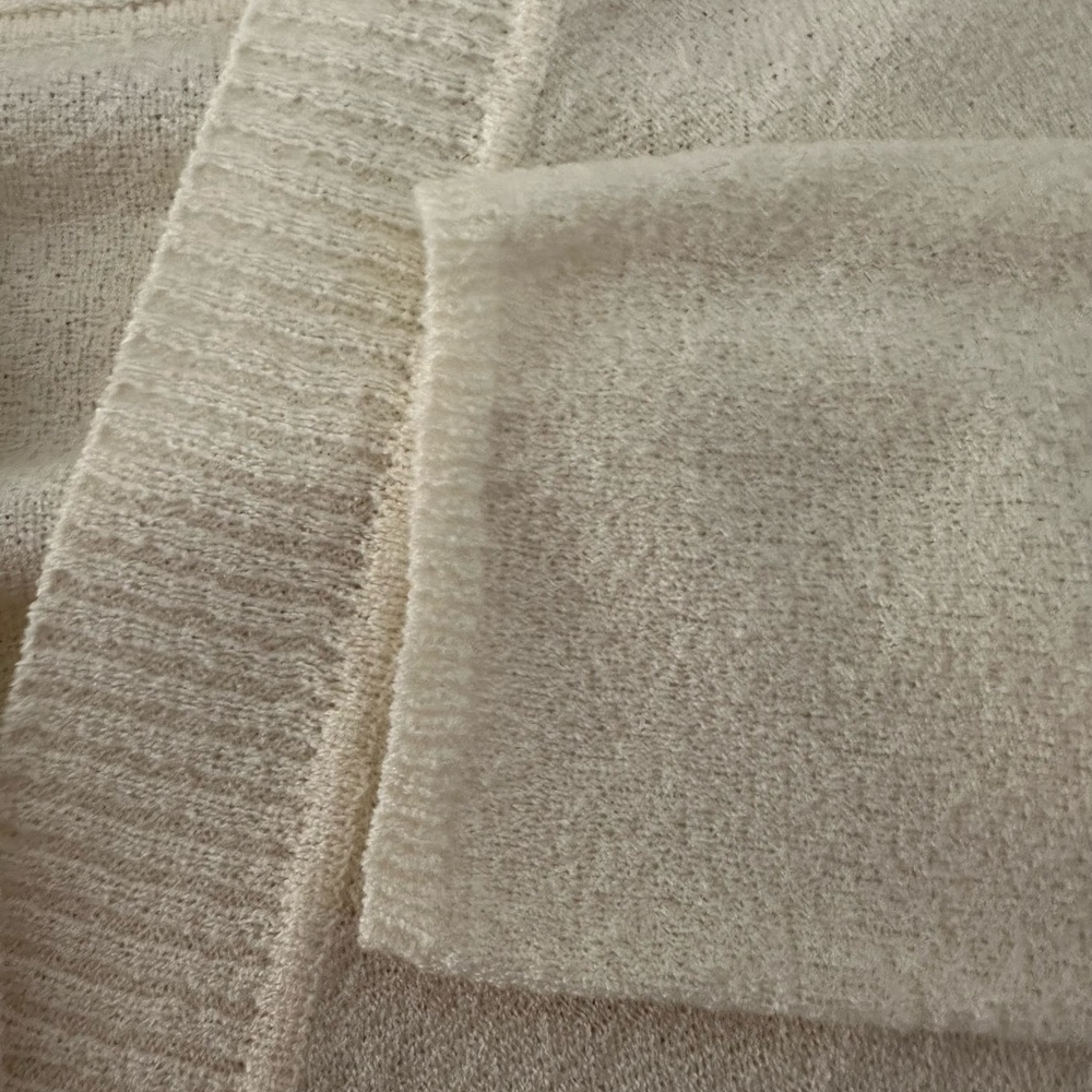 White Stag XL "2 in 1" sweater set. Cream color with longer length cardigan. - Picture 8 of 9
